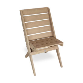 Retro matstol sand