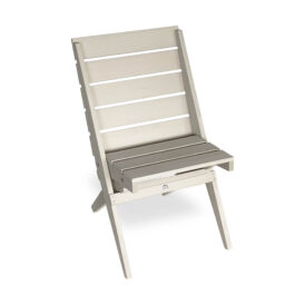 Retro matstol naturvit