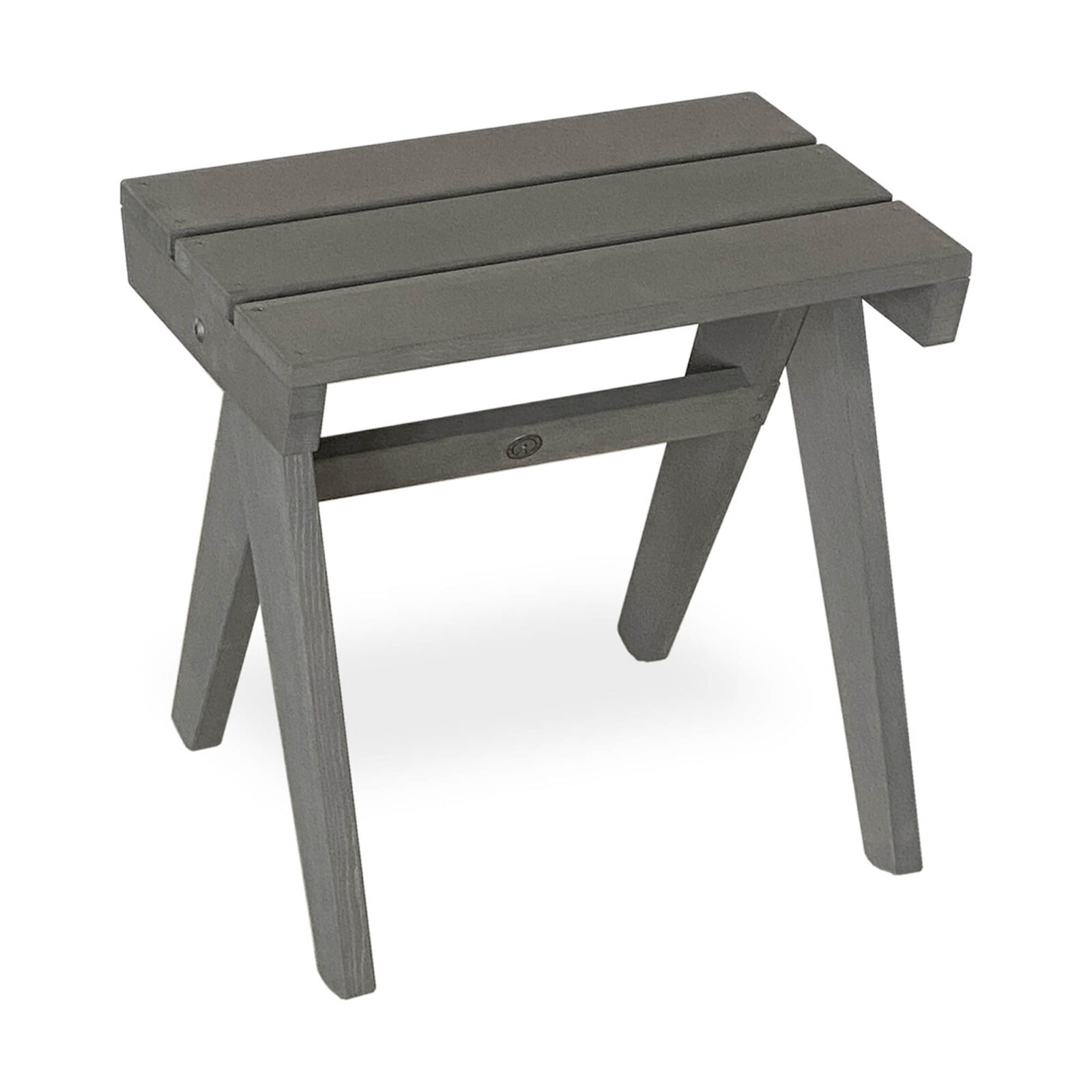 Retro pall/sidobord mörkgrå