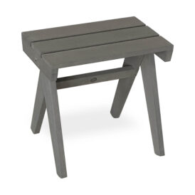 Retro pall/sidobord mörkgrå