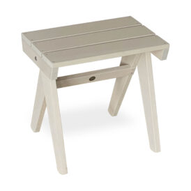 Retro pall/sidobord naturvit
