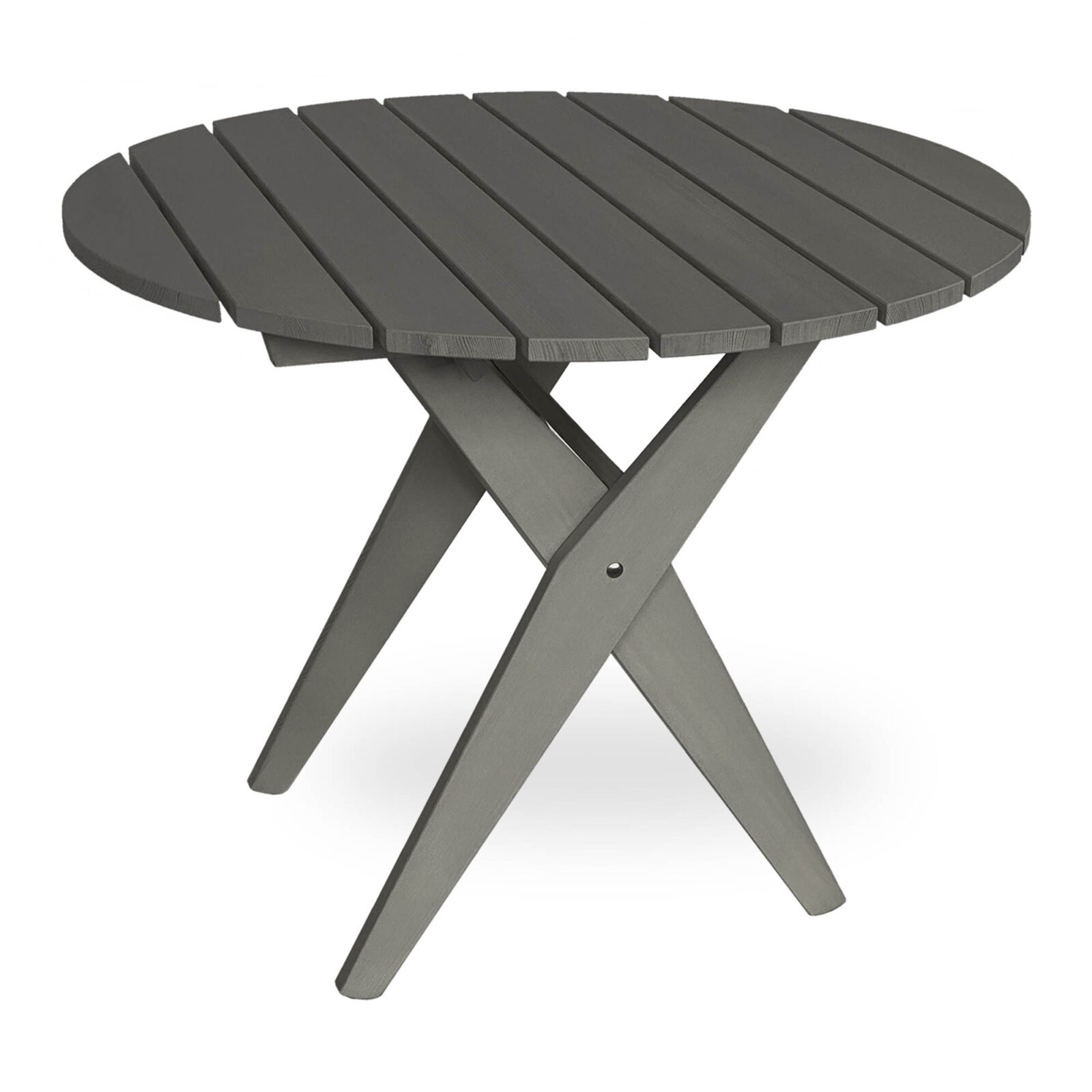 Retro bord mörkgrå Ø90 cm