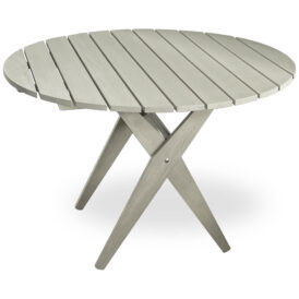 Retro bord skärgårdsgrå Ø110 cm