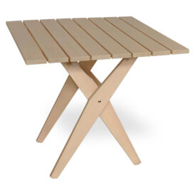 Retro bord sand 80x80 cm