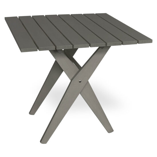 Westanqvarn Retro bord mörkgrå 80x80 cm