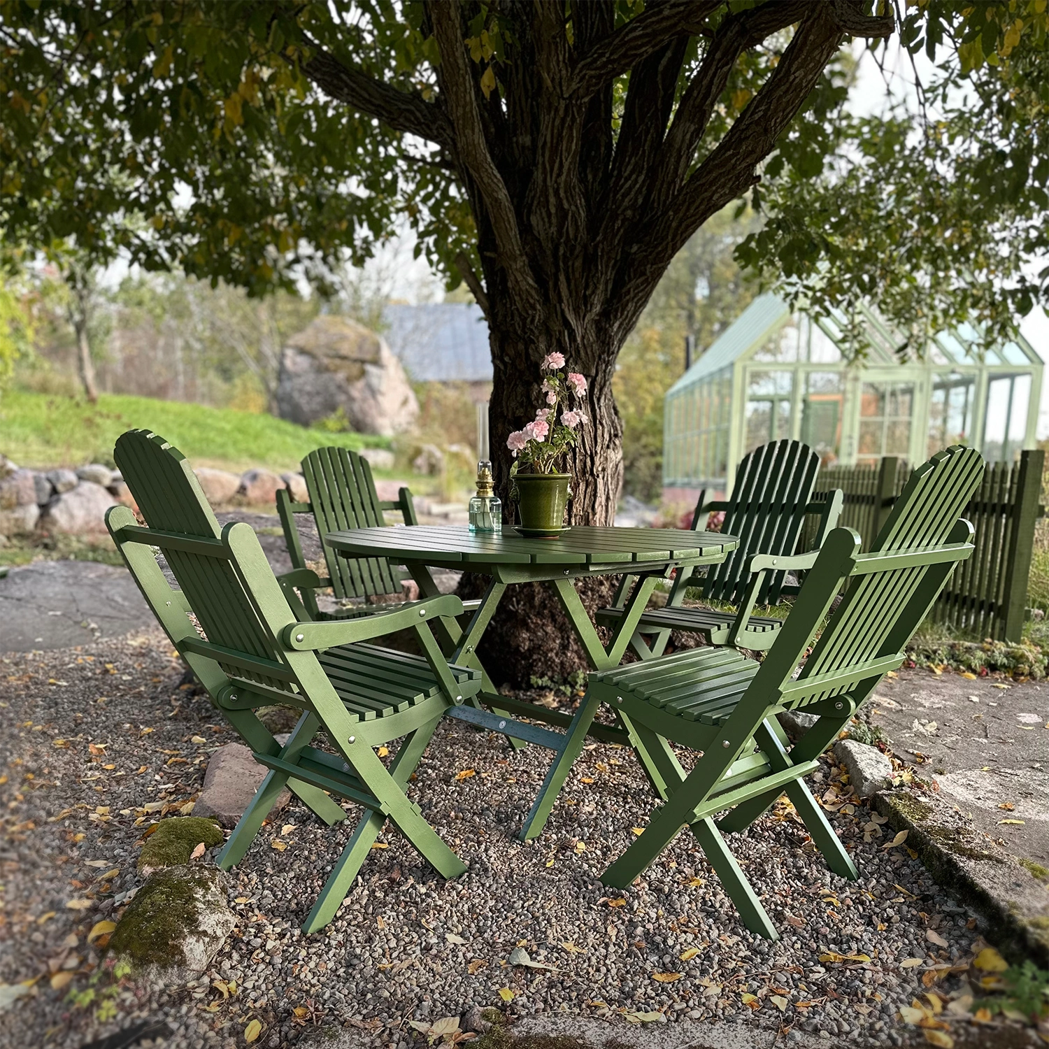 Veranda matgrupp, 4+1