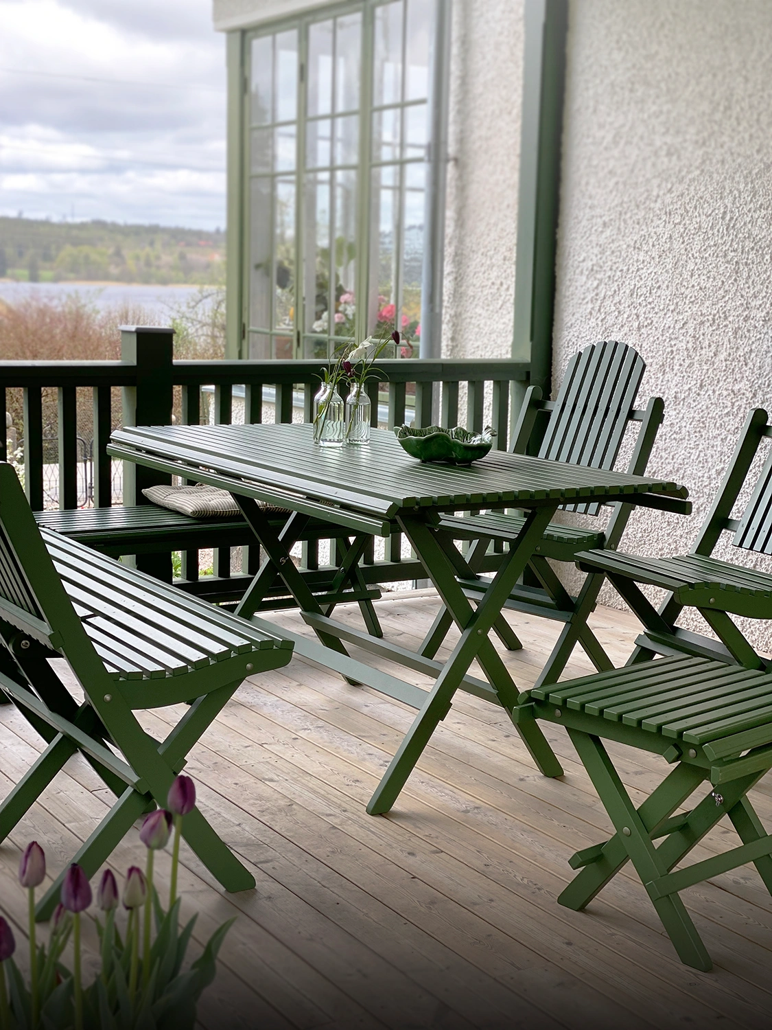 Veranda matgrupp soffa och stolar, 2+3+1