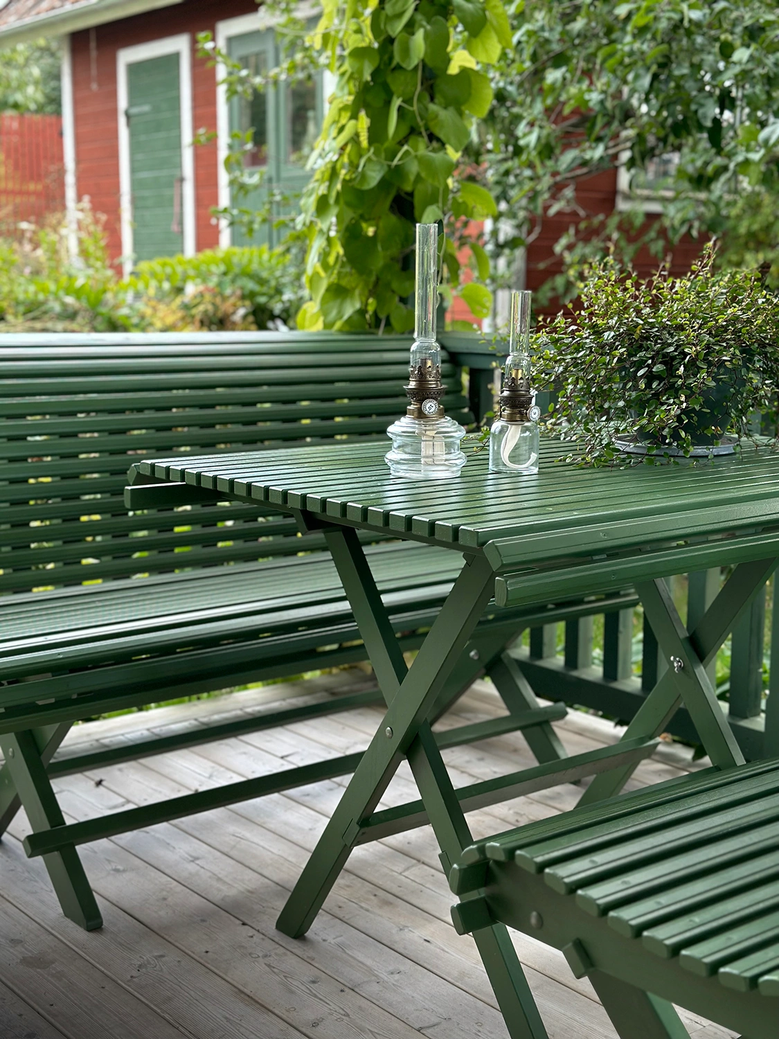 Sundborn stol skogsgrön