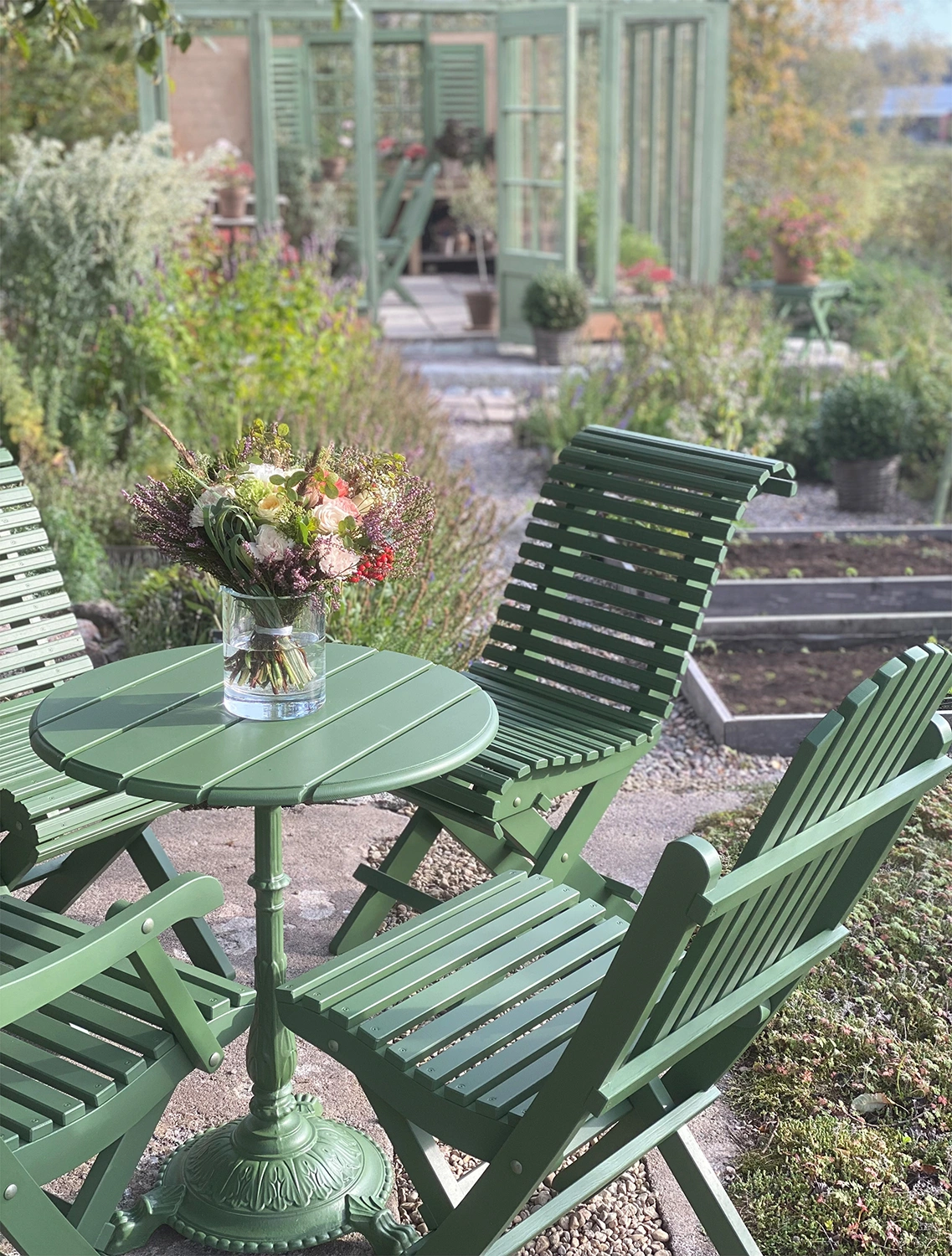 Sundborn stol skogsgrön