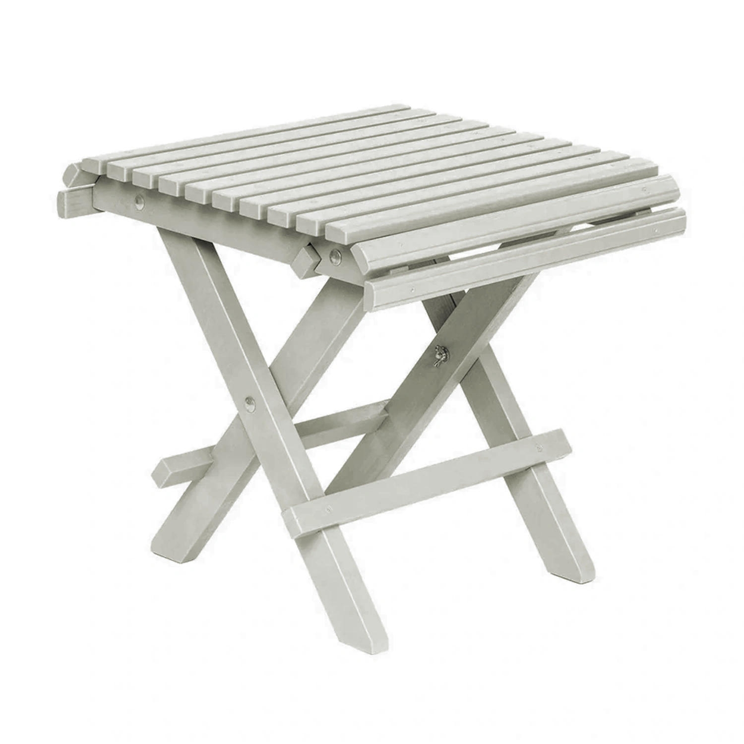 Sundborn pall/sidobord pärlgrå