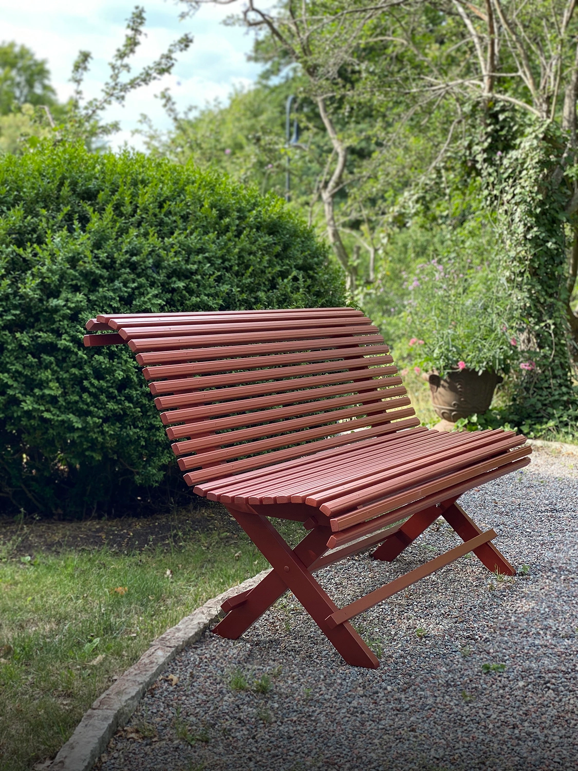 Sundborn soffa faluröd 145 cm