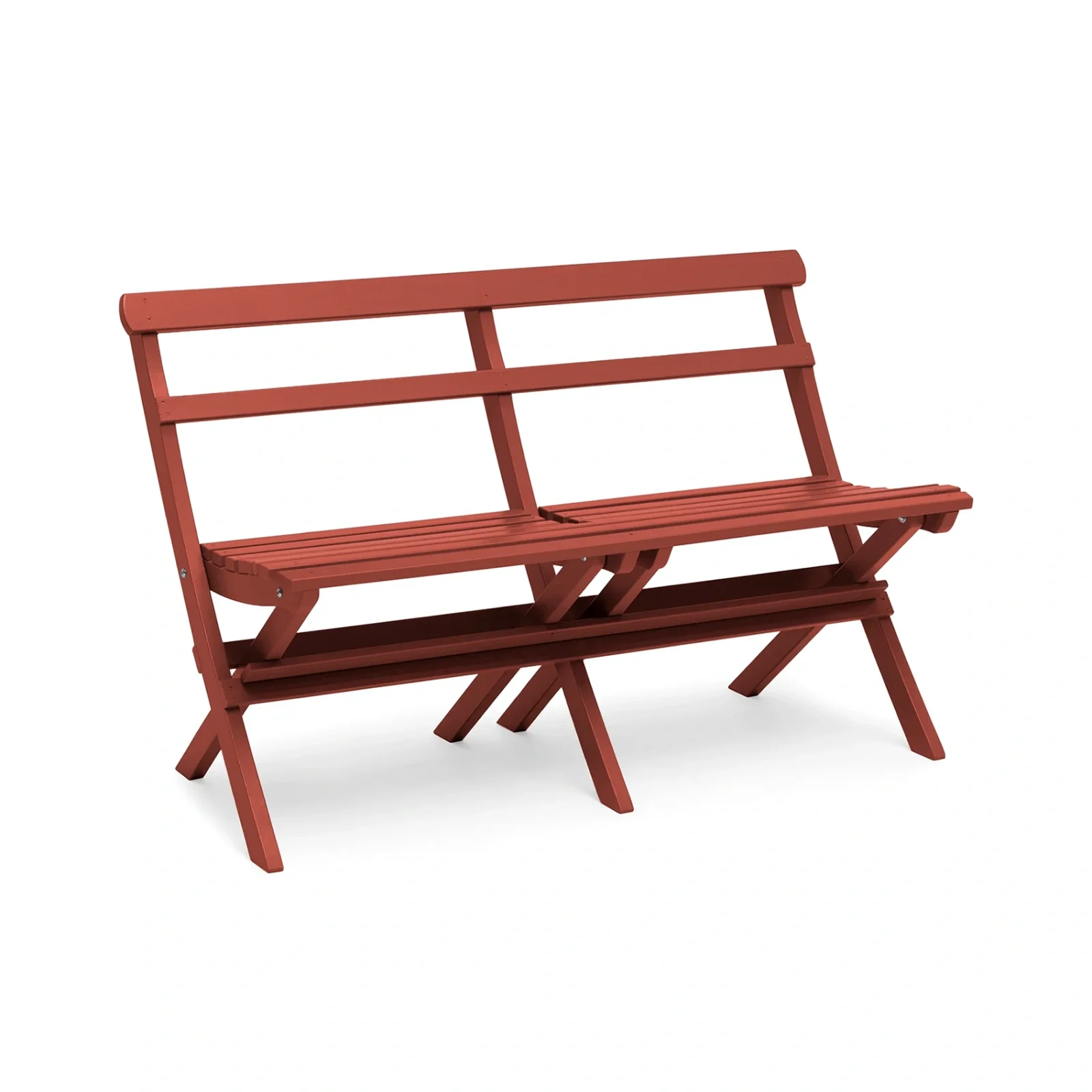 Torpet soffa oxidröd