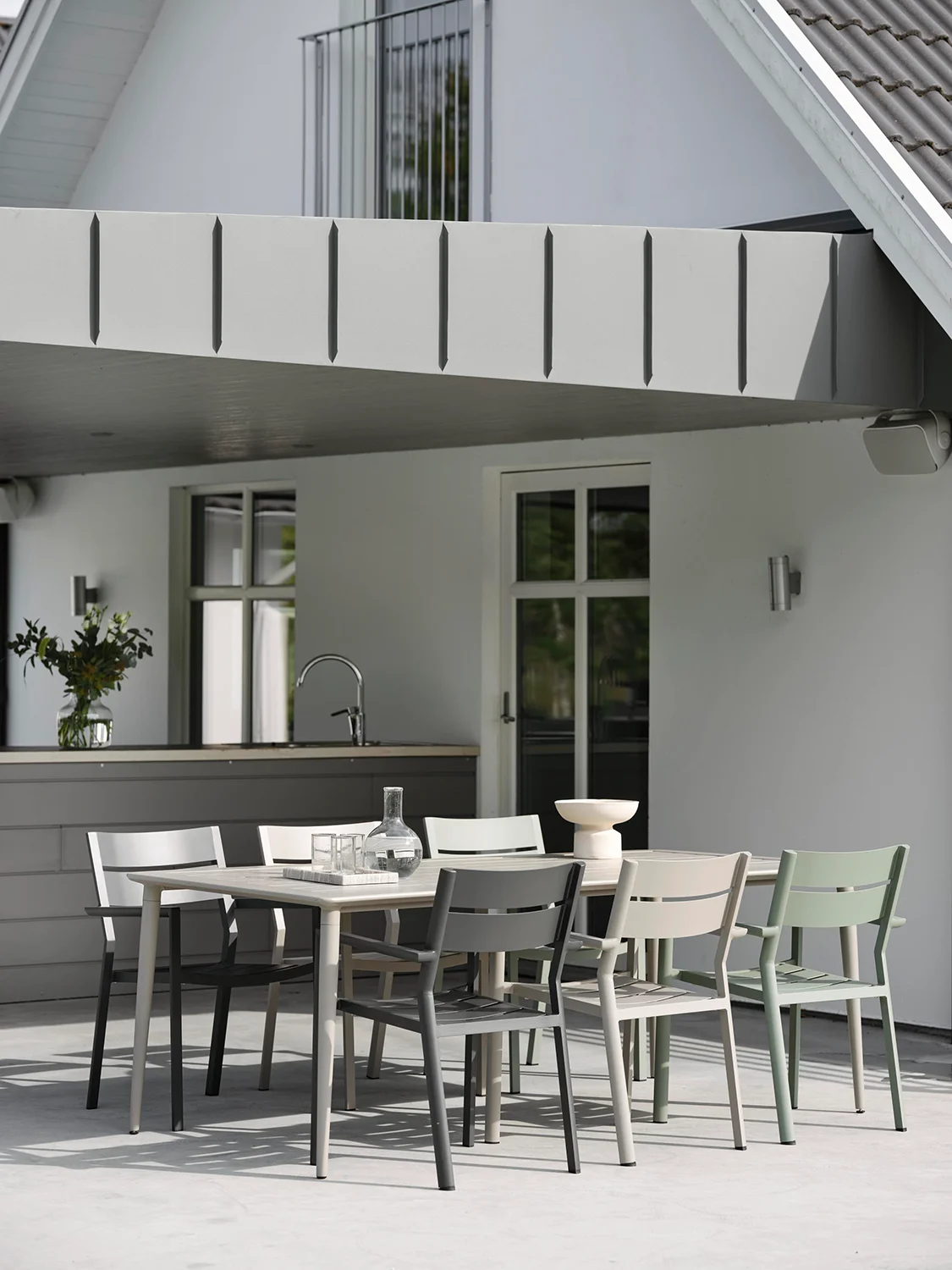 Delia karmstol dusty green