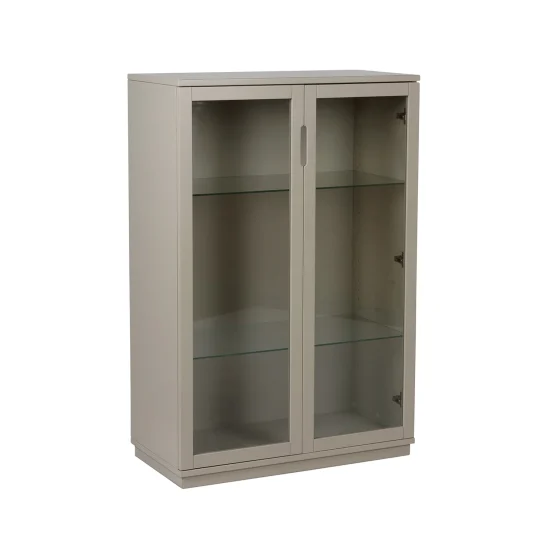 Aoko vitrinskåp beige