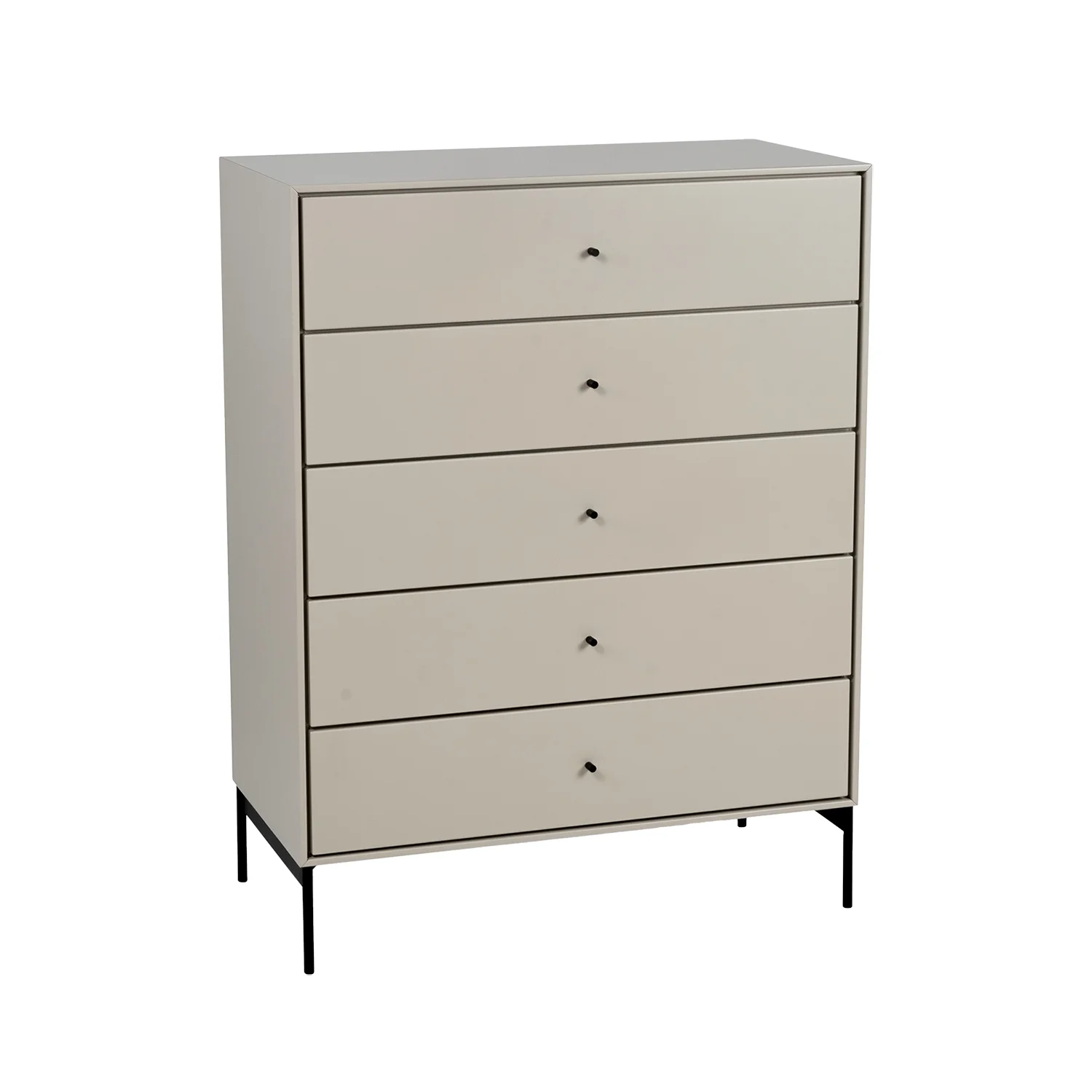 Product Image for Volt byrå 5 lådor beige/svart