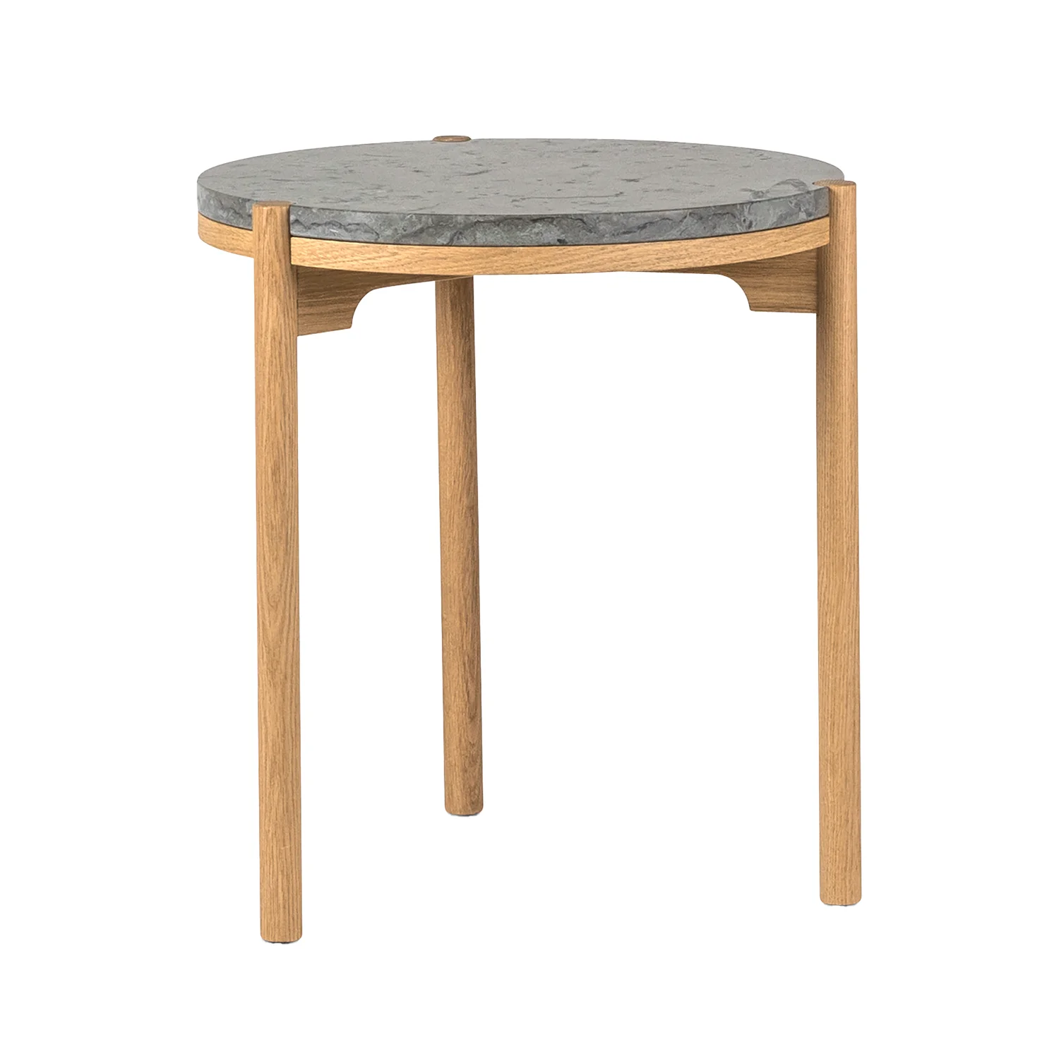Product Image for Dondo sidobord ek/slipad kalksten Ø45 cm