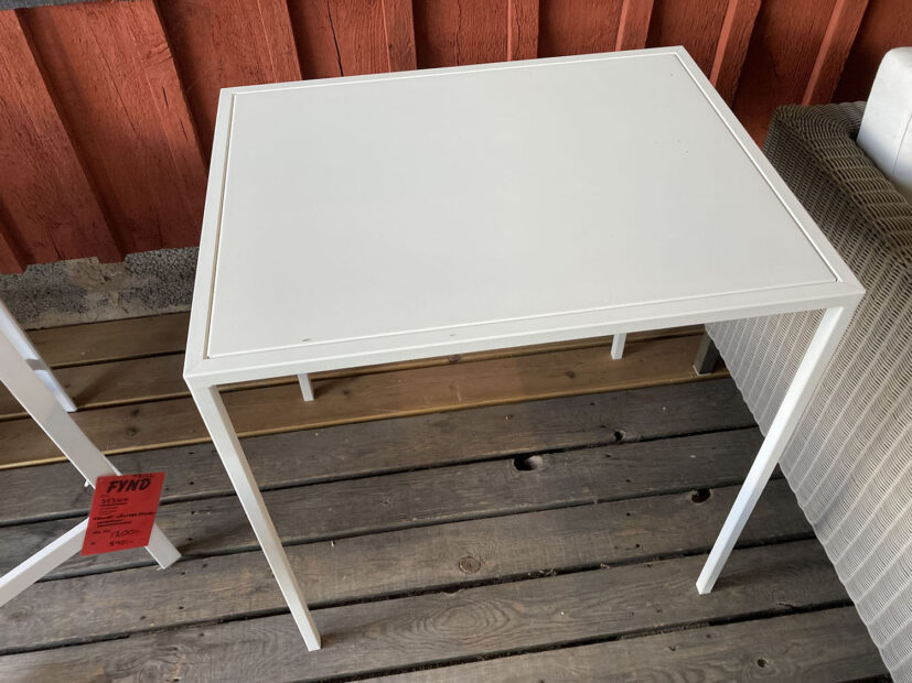 Design Of Bistro cafébord vit 70x55 cm