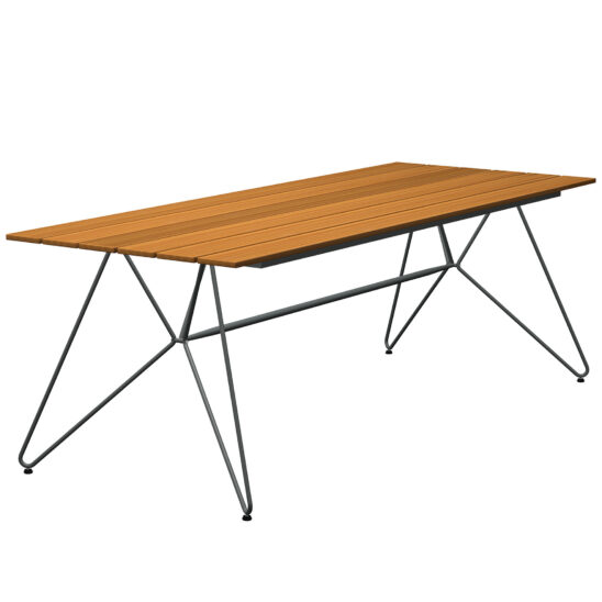 Sketch matbord i bambu 220 cm.