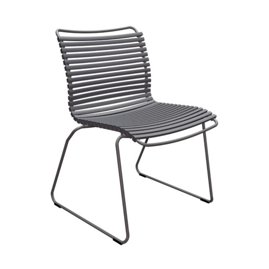 Bild på Click matstol utan karm, här i färgen mörkgrå