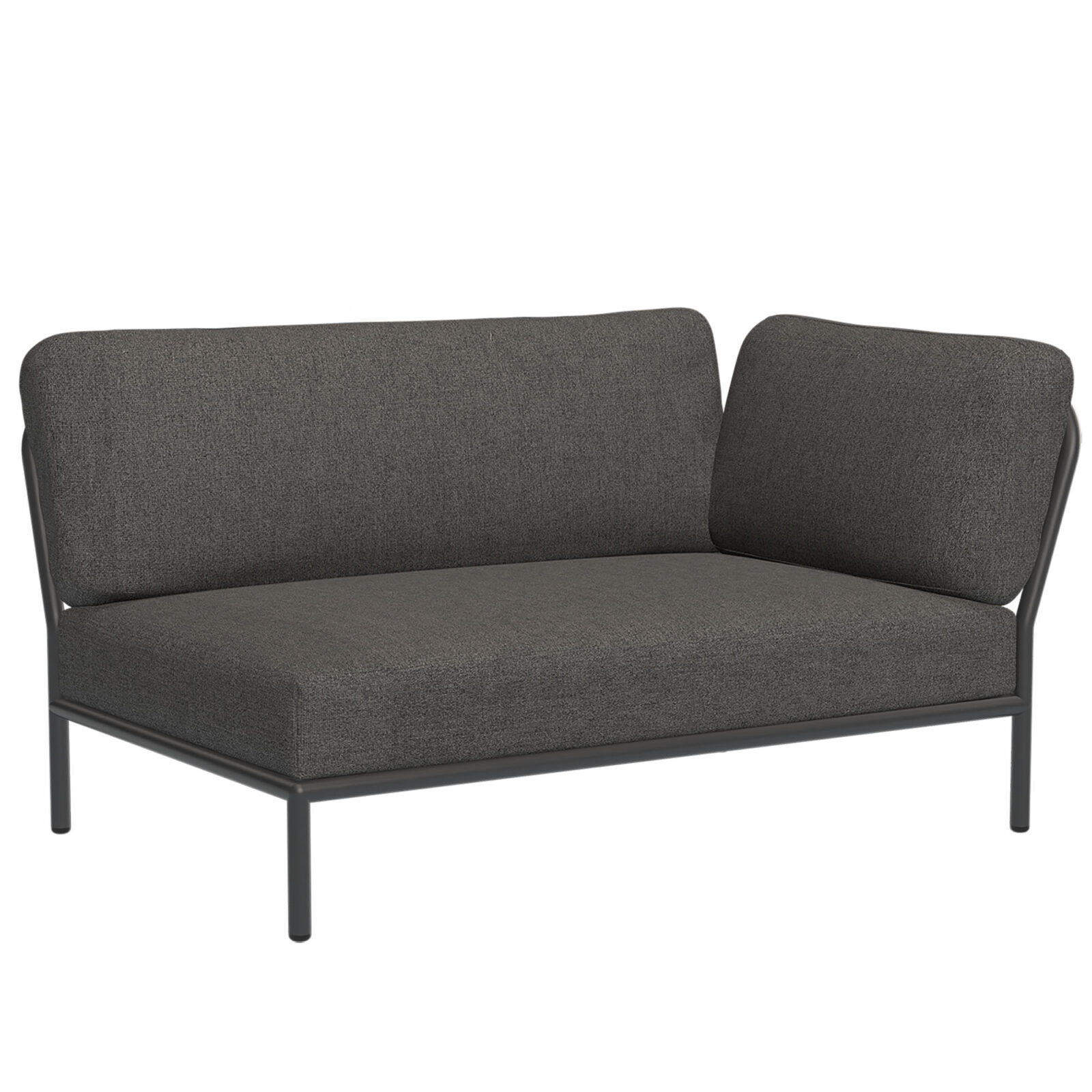 Level 2-sitsdel höger mörkgrå/mörkgrå