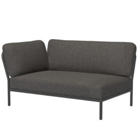 Level 2-sitsdel vänster mörkgrå/mörkgrå