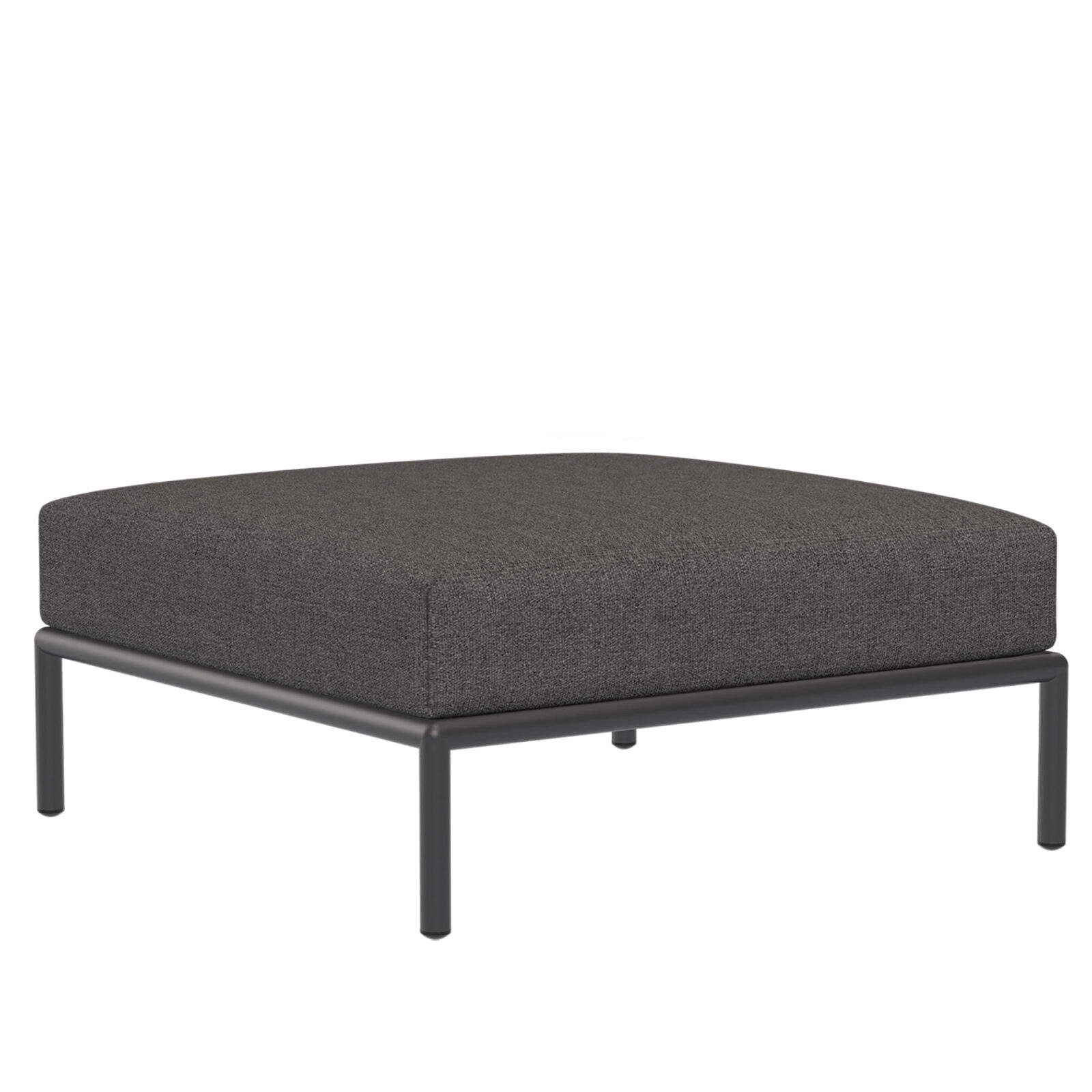 Level ottoman mörkgrå/mörkgrå