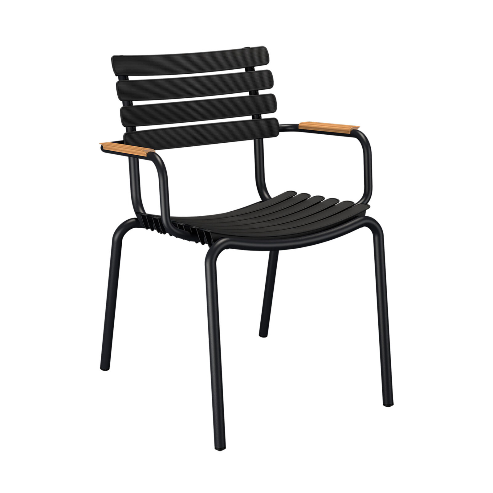 ReClips karmstol svart/bambu
