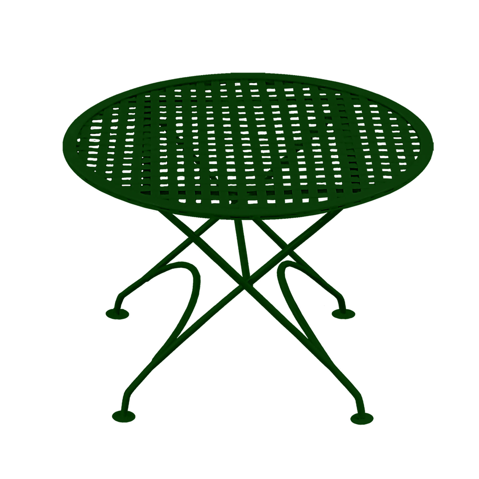 Product Image for Sidobord i smide mörkgrön Ø60 cm