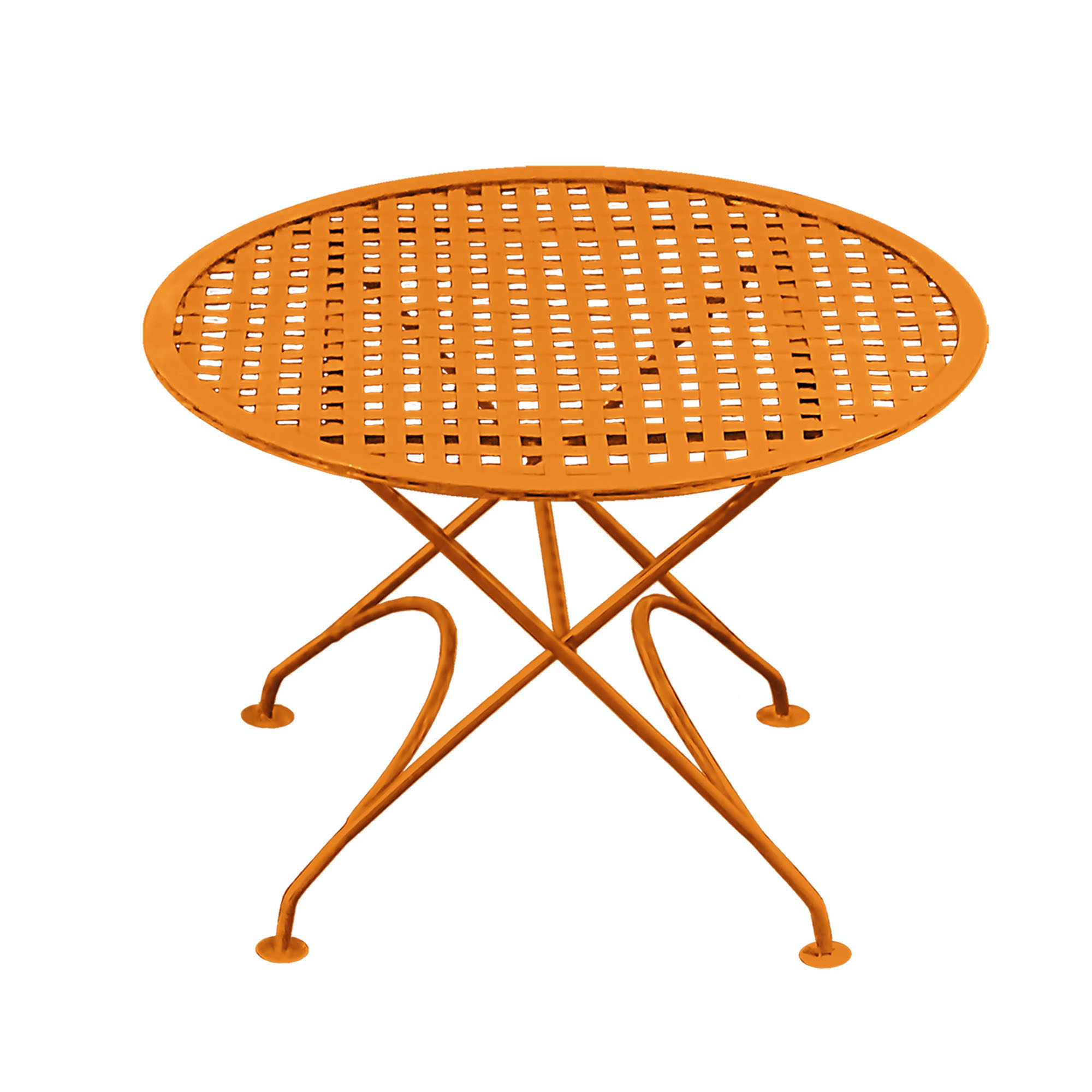 Product Image for Sidobord i smide orange Ø60 cm