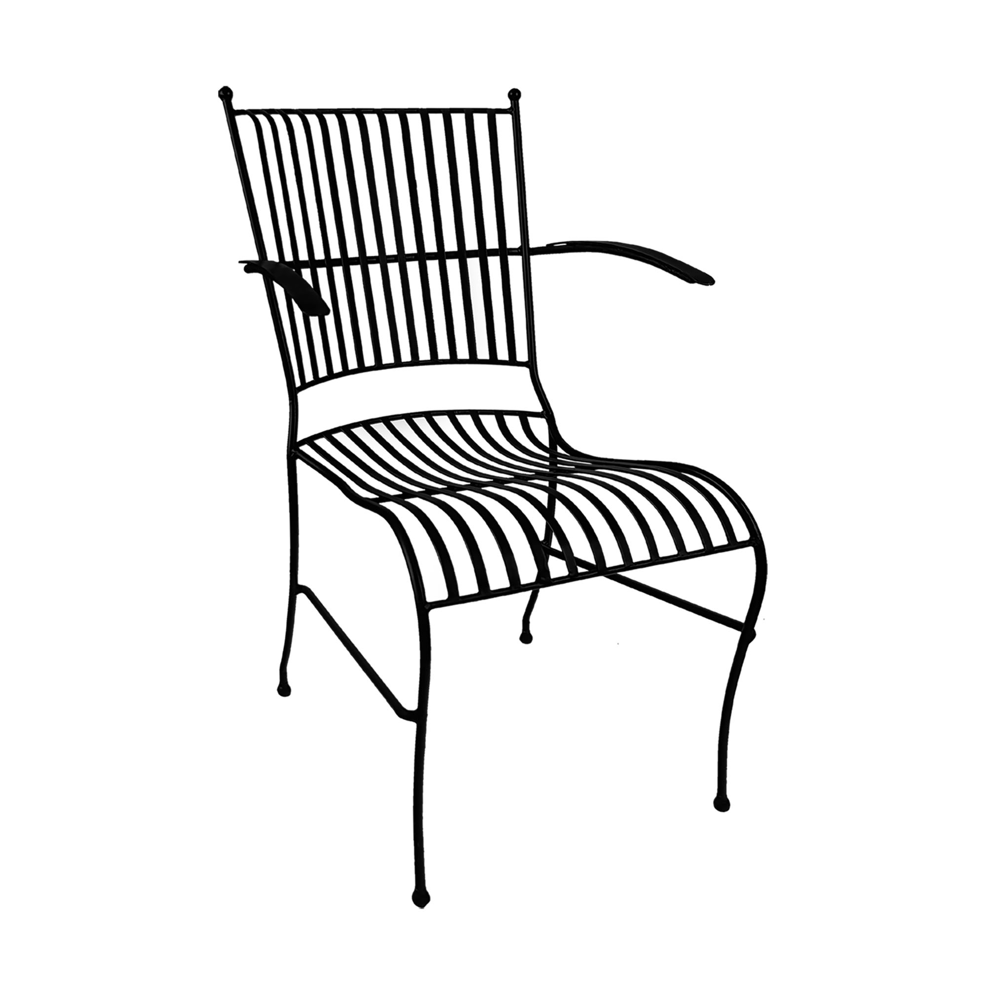 Product Image for Karmstol i smide svart