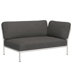 Level 2-sitsdel höger vit/mörkgrå