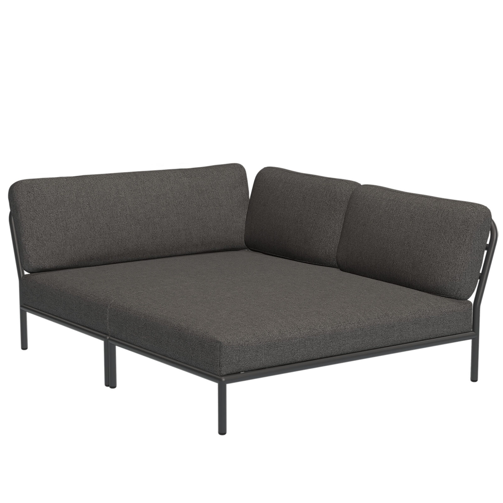 Level Cozy Corner höger mörkgrå/mörkgrå