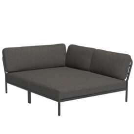 Level Cozy Corner höger mörkgrå/mörkgrå