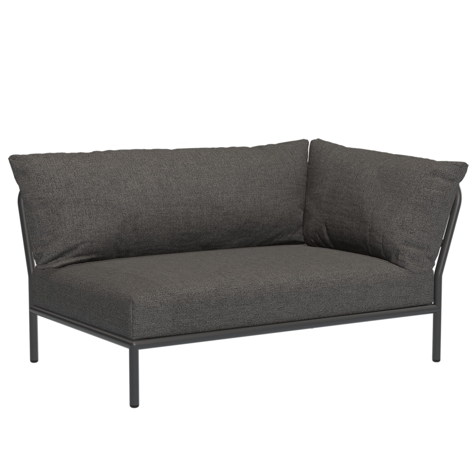 Level2 2-sitsdel höger mörkgrå/mörkgrå