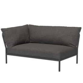 Level2 2-sitsdel vänster mörkgrå/mörkgrå