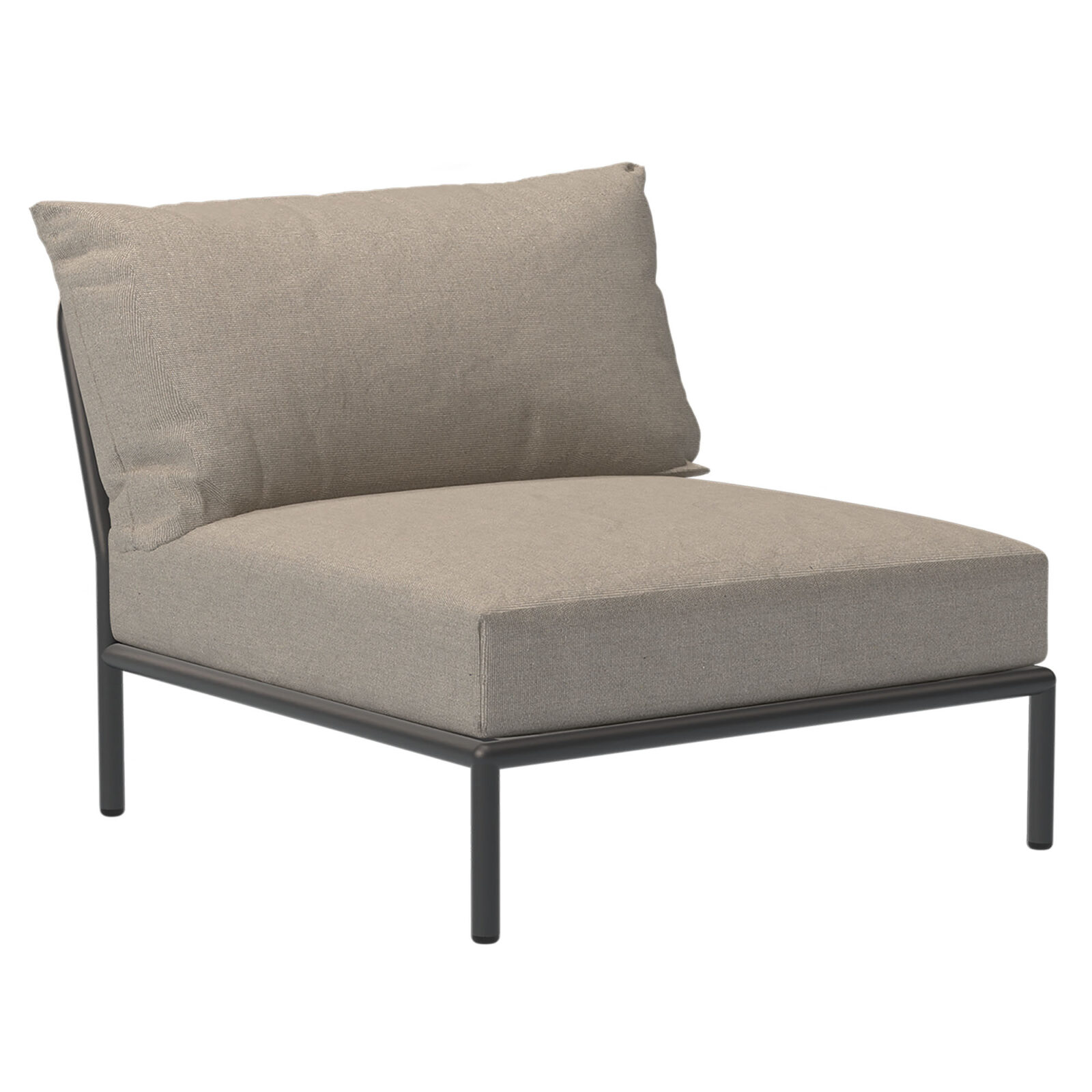 Level2 mittdel mörkgrå/ash