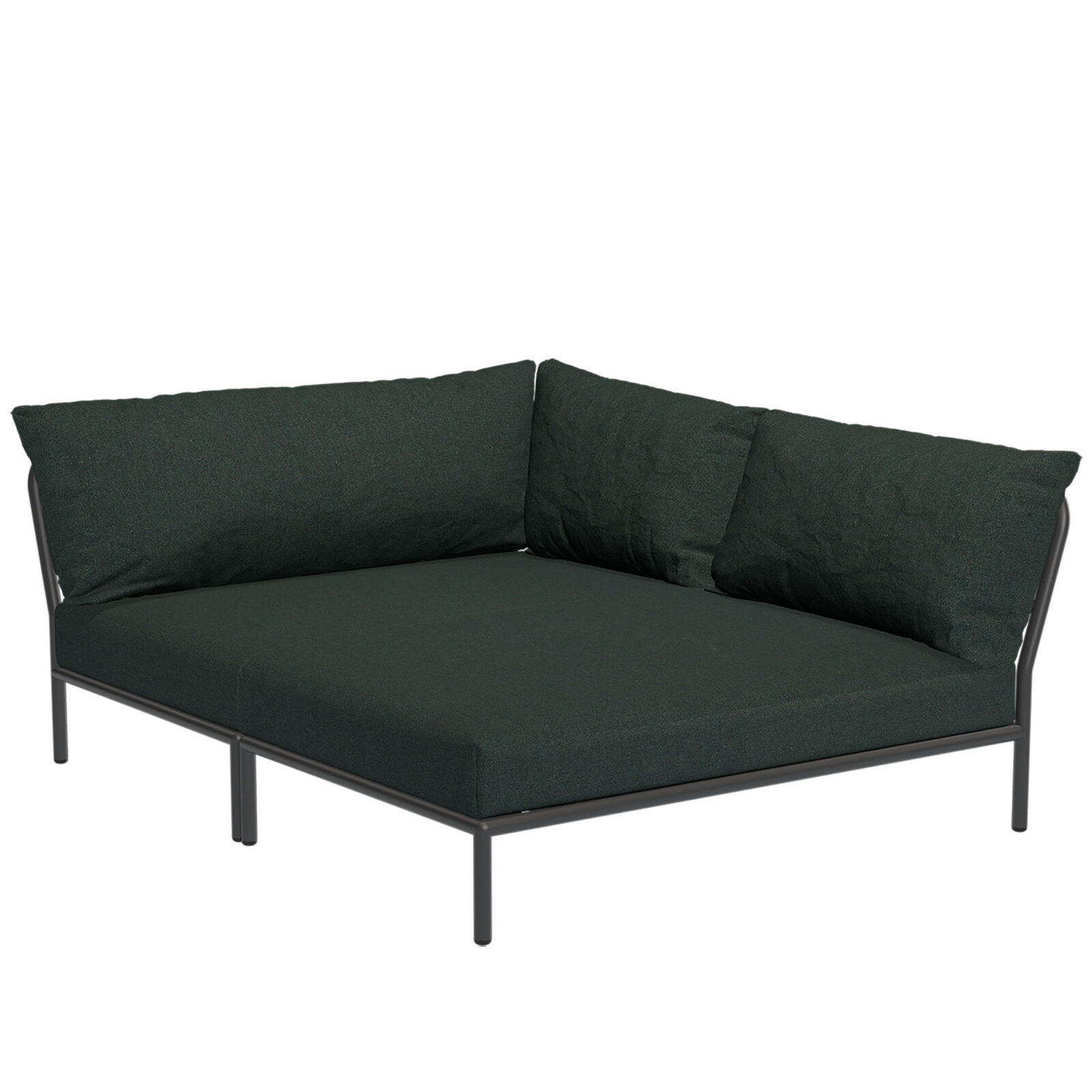 Level2 Cozy Corner höger mörkgrå/alpingrön