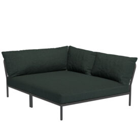 Level2 Cozy Corner höger mörkgrå/alpingrön