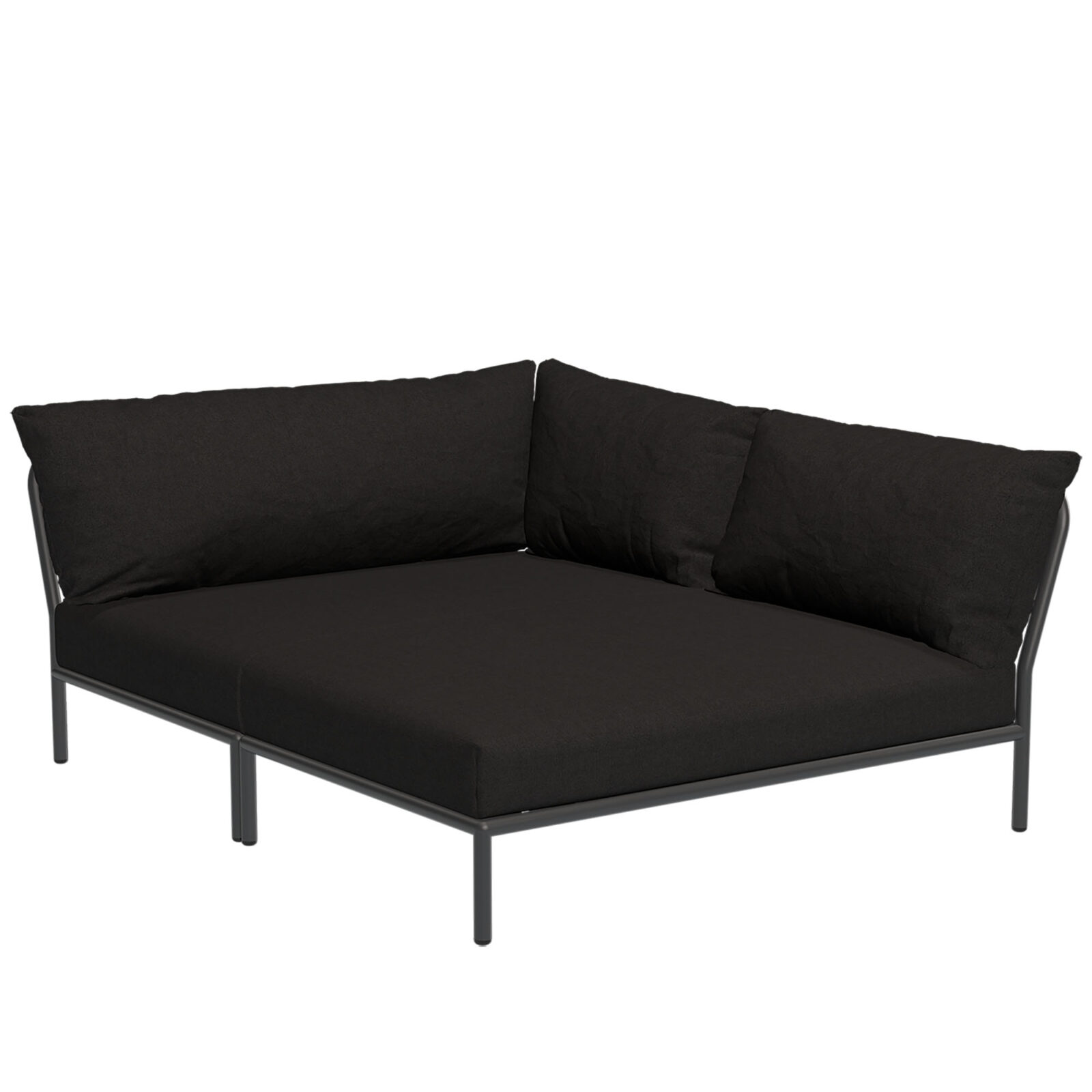 Level2 Cozy Corner höger mörkgrå/char