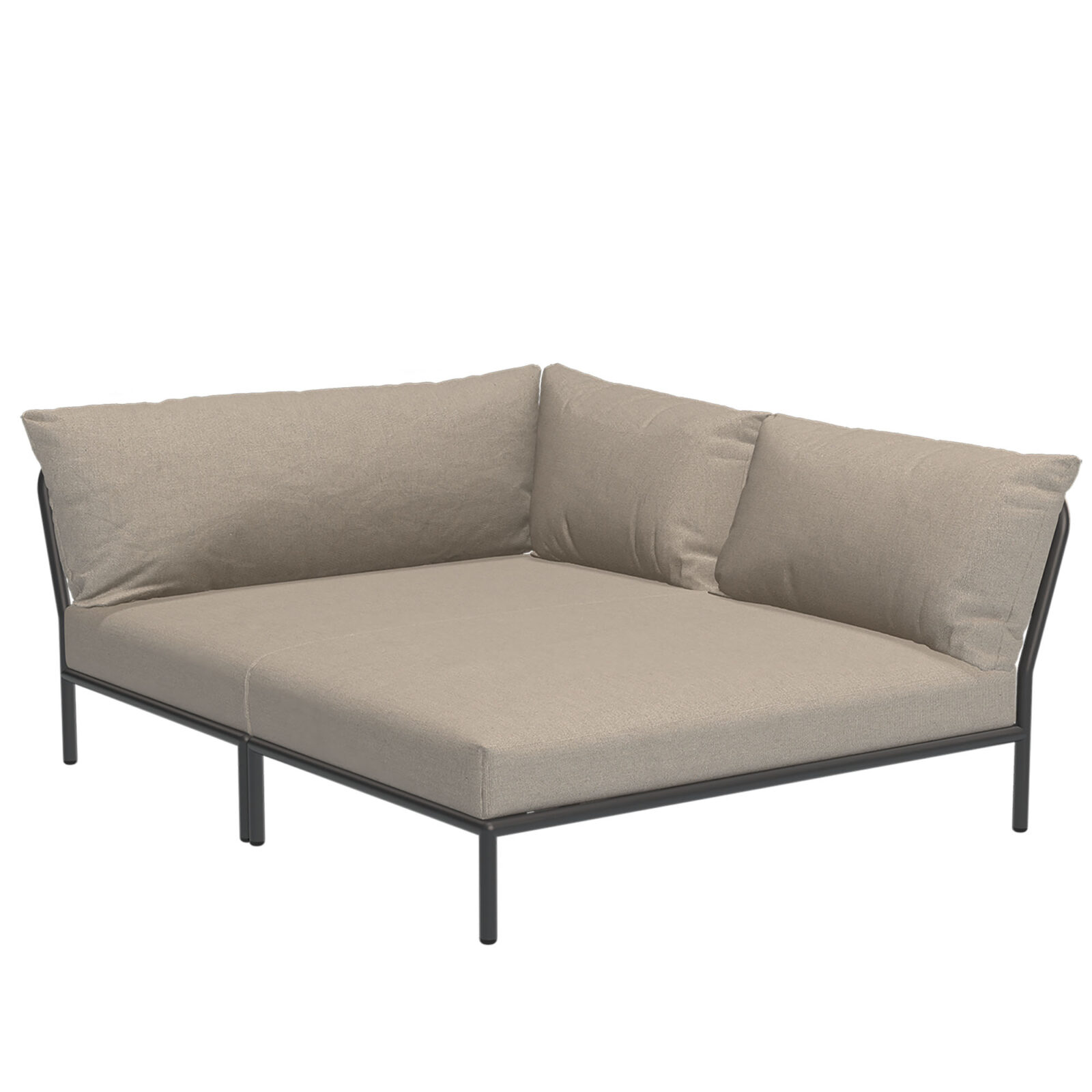 Level2 Cozy Corner höger mörkgrå/ash