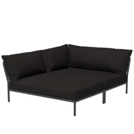 Level2 Cozy Corner vänster mörkgrå/char
