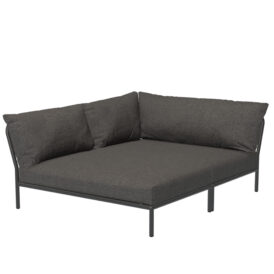 Level2 Cozy Corner vänster mörkgrå/mörkgrå