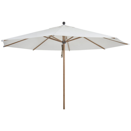 Brafab Paliano parasoll natur/vit Ø350 cm