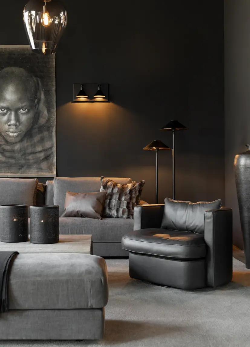 Artwood Joan clubfåtölj swivel antracit