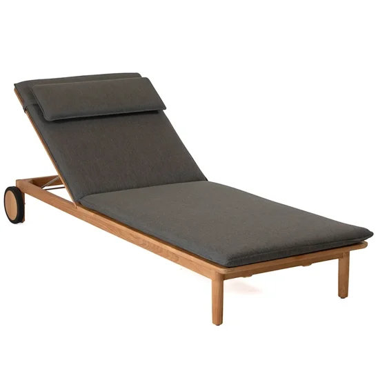 Koster solsäng teak inkl. dyna