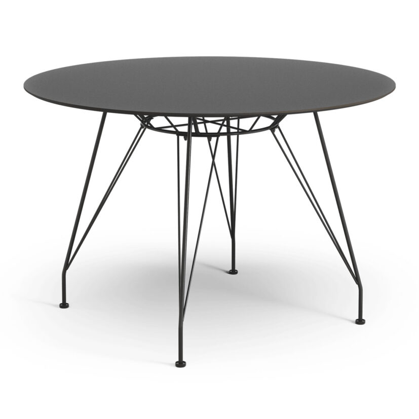 Desirée bord Ø 110 cm, svart.