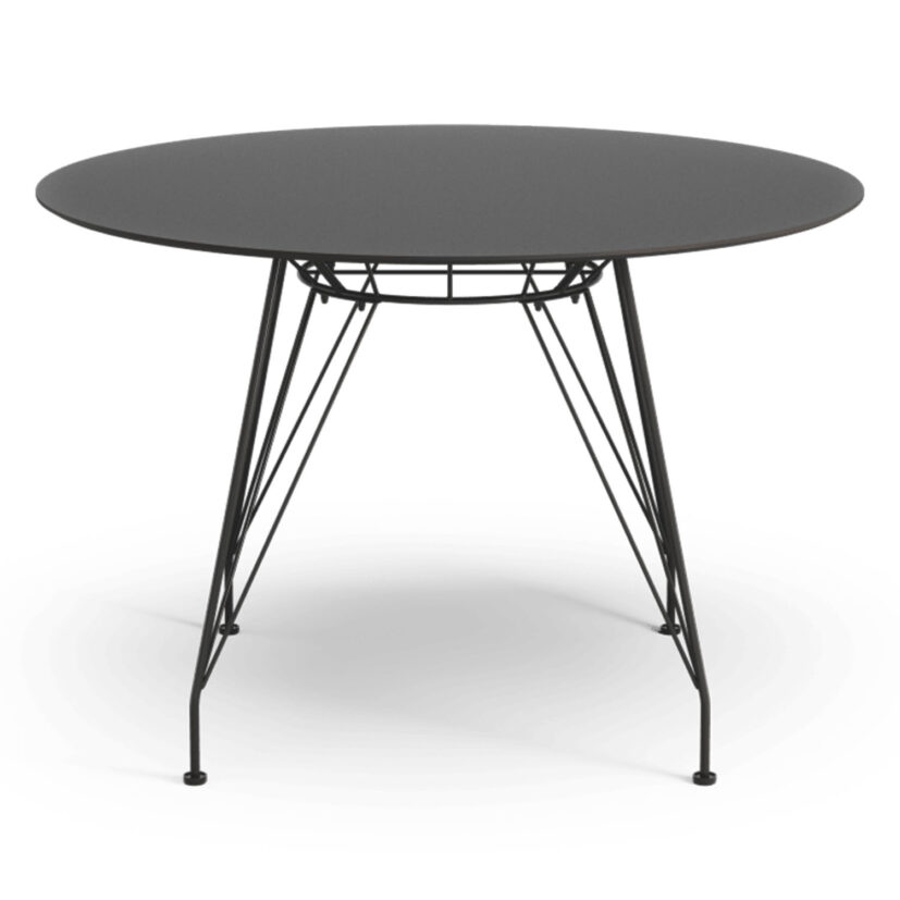 Desirée bord Ø 110 cm, svart.