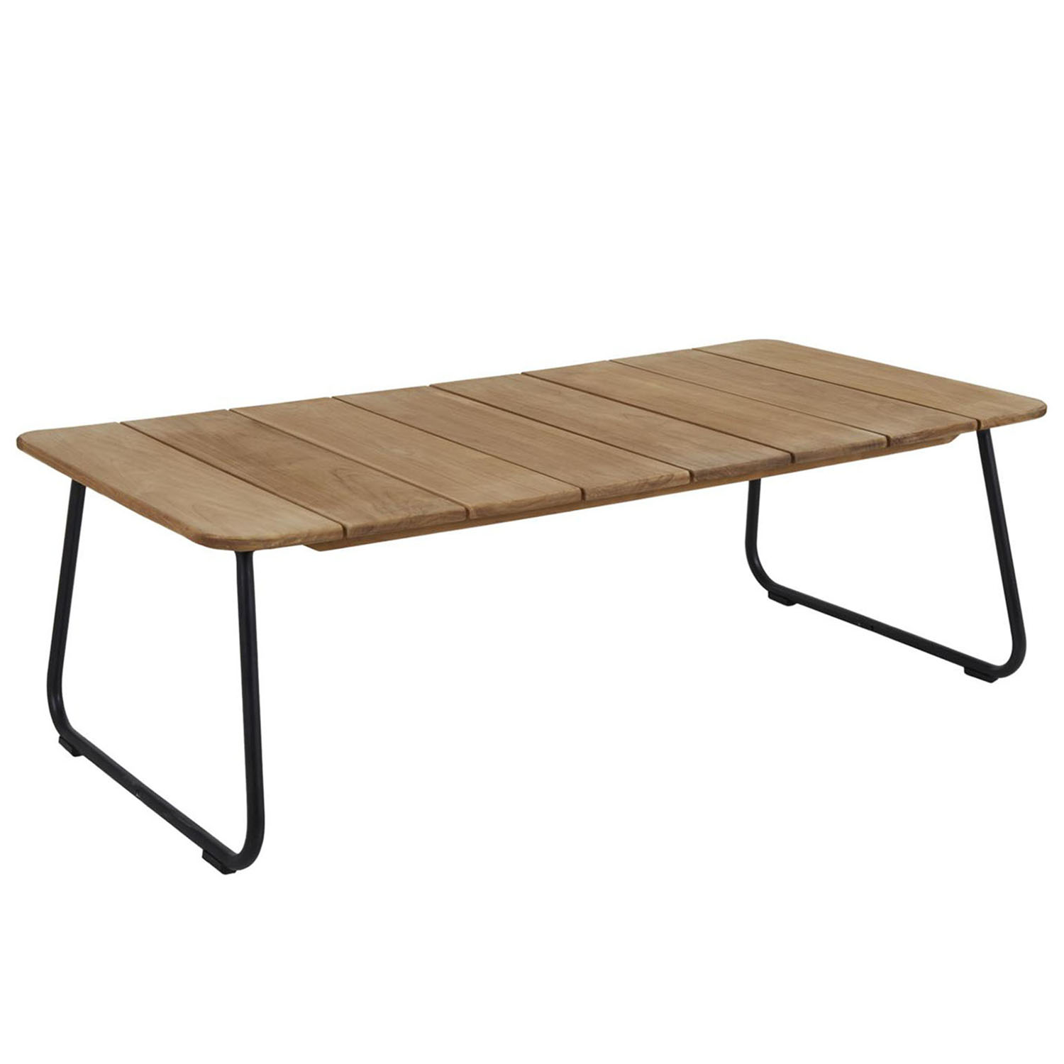 Product Image for Nolli soffbord Svart/teak 140x70 cm