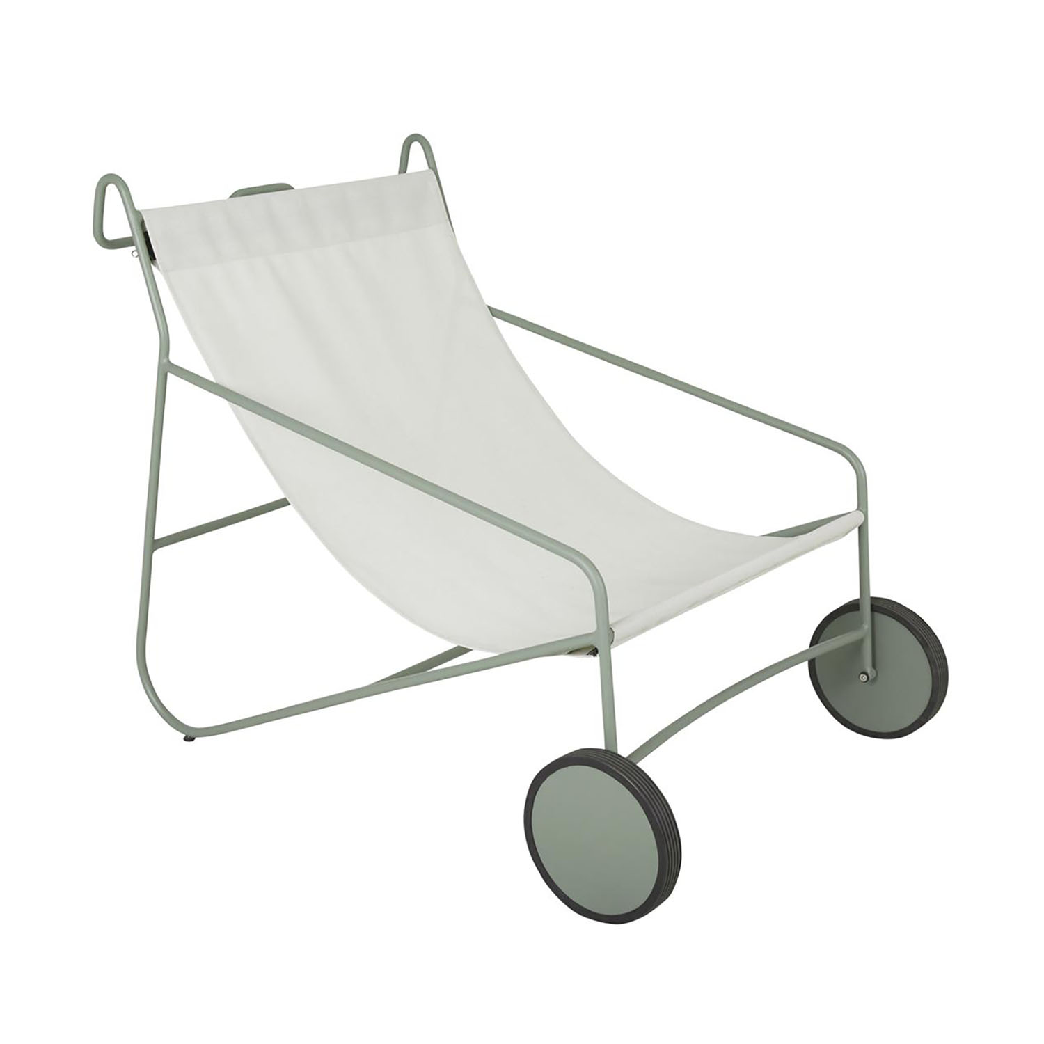 Product Image for Poul Chair loungefåtölj Dusty green/vit