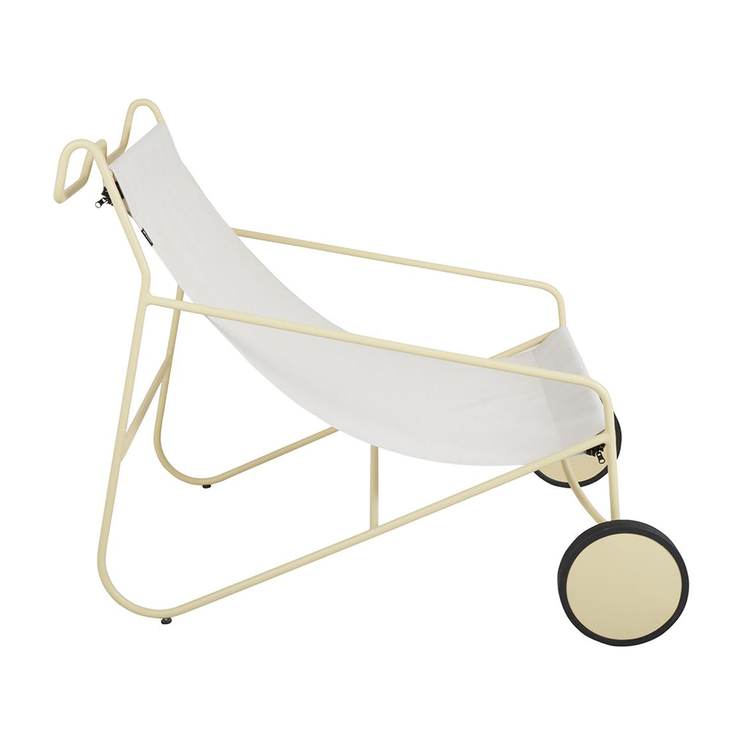 Poul Chair loungefåtölj Lemon/off-white